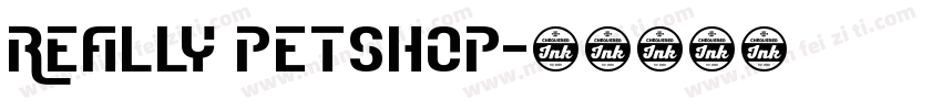 really petshop字体转换